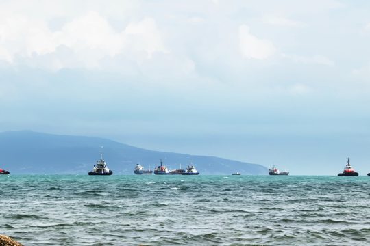 russian cargo ships - black sea
